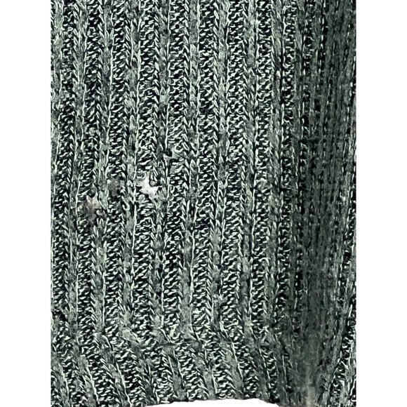 MAUNCES Women's Sweater Size Medium Pull Over Short Sleeve Green Knit Open Back - Picture 11 of 14